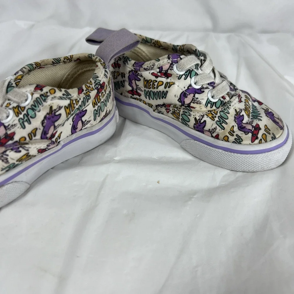 Vans Authentic‎ Elastic Dallas Clayton Skating Toddler Size 4 Skate Shoes